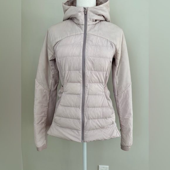 Lululemon Down For It All Jacket in Porcelain Pink size 6 - Picture 6 of 15